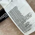 H&M tan & white checkered chunky knit tassel scarf Photo 2