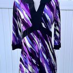 Style & Co  Purple Geometrical Print Tunic Photo 1