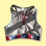 Mondetta Red, Blue, Gray Sports Bra  Photo 0