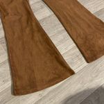 JODIFL  boutique NWT medium velvet suede like bells flare bottoms elastic waist Photo 1
