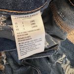 American Eagle  Women’s Dark Wash Ripped Mom Jeans| Size: 4 long Photo 3