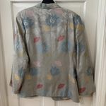 Salvatore Ferragamo VTG Brocade Jacquard Blazer Floral Sz 12 Old Money Elegant Photo 4