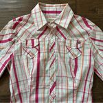 Diesel  Plaid Collared Button-Front Mini Shirt Dress Photo 3