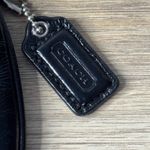 Coach Vintage  Black Leather Wristlet Small Pouch Clutch Wallet Y2K Indie Moto Photo 4