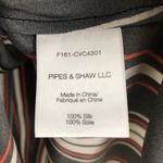 Veronica Beard  Cove Silk Striped Buttondown Shirt Photo 6