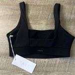 NWT Tavi Square Neck Black Sports Bra Photo 0