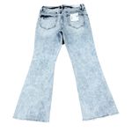 Vervet Bella High Rise Cropped Flare Light Wash Blue Distressed Crop Size 29 Photo 2