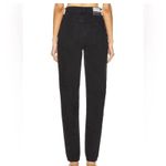 MOTHER SNACKS High Waisted Twizzy Skimp In Smacking Good Sz 23 Black Straight Photo 2