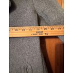 L.L.Bean  Women Gray Wool Double Breasted Peacoat Jacket Size 8 Petite Photo 8