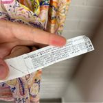 ZARA Paisley Multi Color Satin Wrap Skirt Size S Photo 6