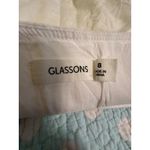 Glassons  Skirt Womens 8‎ Size White Mini Wrap Euro Flax Linen Viscose #EE2-2 Photo 3