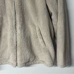 Torrid Teddy Sweater Fleece Jacket Women Size 4X 26 Beige Full Zip Pocket Soft Photo 3