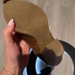 American eagle Tan‎ & Brown Ankle Strap Block Heel Boots Photo 2