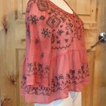 Free People Pennies Sequel Embrdrd Top VGUC XS Photo 3