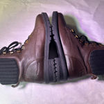 Cougar Brown Leather Combat Boots Size 8 Photo 9
