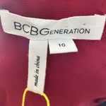 BCBGeneration  One-Shoulder Dress in Red Berry Size 10 NEW with Tags Photo 5