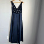 NEW  Dresses Sachin & Babi Midnight Bella Sequin Formal Gown Photo 2