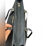 Michael Kors  Black Leather Tote with Gold Accents Photo 7