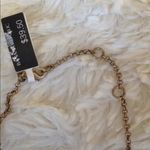 Banana Republic New  necklace gold black diamond Photo 3