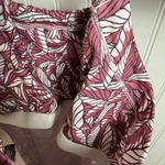 Eddie Bauer  sleeveless racerback dress pink leaf shelf bra size medium D38 Photo 6