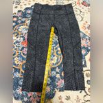 Lululemon  Fast and Free Crop II Nulux in Free Spirit Ice Grey Black Size 6 Photo 5