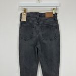 Madewell  The Tall Perfect Vintage Jean Bartlett Wash Black Ripped US 24 NWT Photo 12