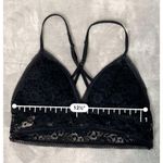 Xhilaration Women’s Black Lace Wireless Bra Medium Photo 3