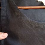 Eileen Fisher Classic Black Midi Dress Sleeveless Organic Linen Viscose Size P/t Photo 6