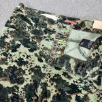 Anthropologie Pilcro Floral Camouflage High Rise Skinny Corduroy Pants Green 26P Photo 7