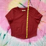 Madewell  Heavyweight Jersey Crewneck Tee - Antique Rose | Size XS Photo 4