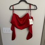 Show Me Your Mumu Red scarf top Photo 3