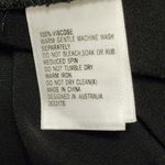 Bardot  black crepe cutout button down size 8 Photo 5