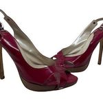 Christian Dior Dior Pink Patent Extreme Slingback Sandals sz 38 Photo 0