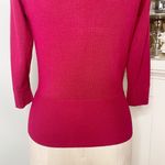 White House | Black Market  Pink Snap Front Sweater Cardigan Size XS Photo 8