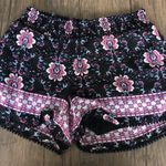 Maurice's Black Floral Shorts Photo 0