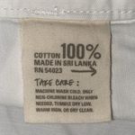 Gap Khaki Cargo Shorts with Raw Hem in White - size 14 Photo 5