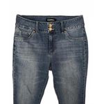 D. Jeans  Women's Denim Jeans Size 8 Medium Blue Cropped Tapered Cotton Ankle Photo 3