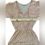 Abercrombie & Fitch  Easy Waist Tiered Mini Dress Size XS Animal Print Flutter Photo 3