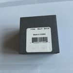 Vintage Marcasite and Mirror Marquis Filigree Silver Tone Statement Ring Black Photo 4