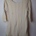 Reborn L Lagenlook Creme Vanilla Sweater Dress L Size L Photo 0