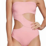 Volcom New.  pink one piece swimsuit. Large. Retails $98 Photo 0