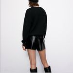 ZARA  Vinyl Effect Skort size Xs new Photo 1