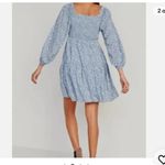 Old Navy Baby blue floral long sleeve dress 3XL Photo 1