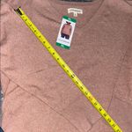 Lucky Brand  Women's Soft Pink V-Neck Sweater Photo 2