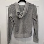 Juicy Couture Gray Velour Zip Up Track Jacket Size Medium Photo 3