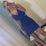 Windsor Blue Side Cut Out Dress  Photo 0