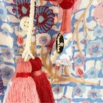 Poupette St. Barth Clara Maxi Dress Blue Bloom Floral Long Women’s Size Medium Photo 11