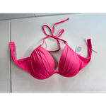 Shade & Shore  set Two Bikini Top 34C Push Up‎ Padded Pink & Black Photo 9