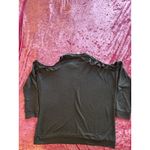 Women’s Mossimo Supply Co Gray Cold Shoulder Sweater Ruffle Cottagecore XXL Photo 4