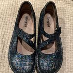 ALEGRÍA By PG LITE MULTICOLOR IRIDESCENT SHIMMER CLOG CONFORM SHOES LEATHER 40 Blue Size 9 Photo 0